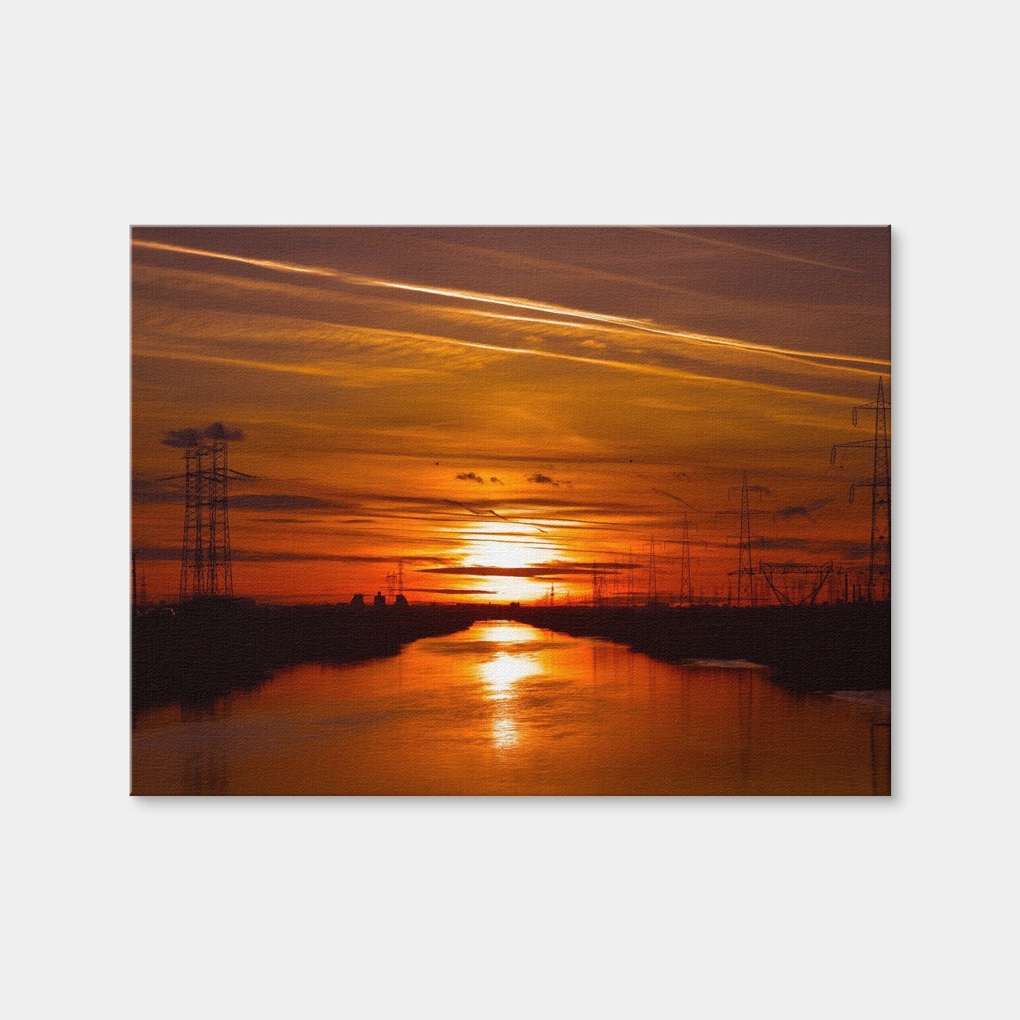 AUTO-MOCKUP WHITE | Dambovita River Romania | 1 Piece | Gallery Wrap Canvas | group=4x3