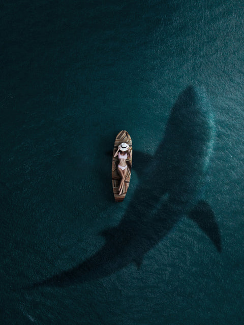 Danger from the deep Wall Art