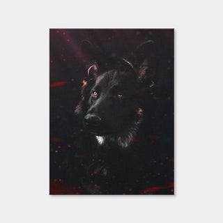 AUTO-MOCKUP WHITE | Dark Dog | 1 Piece | Gallery Wrap Canvas | group=3x4