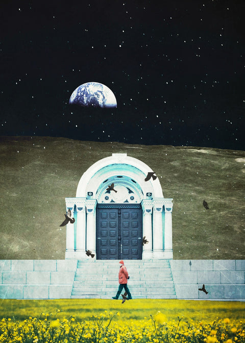 Day Night Stroll Gate Wall Art