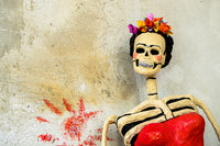 Day of the dead Catrina Skeleton Wall Art