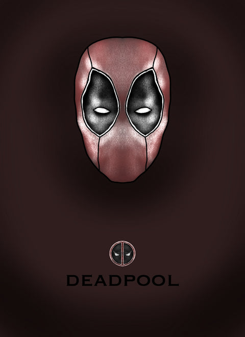 Deadpool Head Wall Art