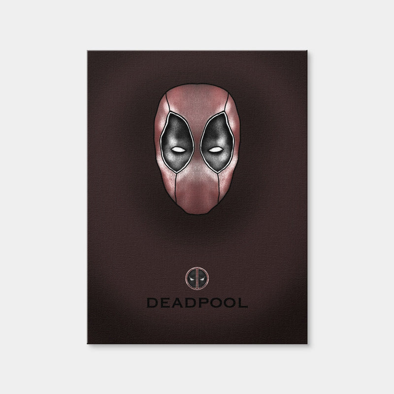 AUTO-MOCKUP WHITE | Deadpool Head | 1 Piece | Gallery Wrap Canvas | group=3x4