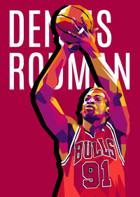 Dennis Rodman Wall Art