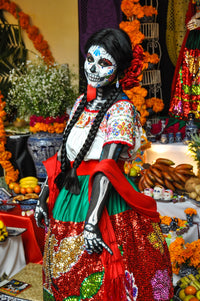 Dia de los Muertos Woman Wall Art