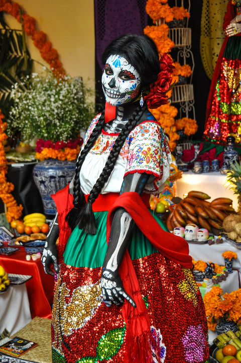 Dia de los Muertos Woman Wall Art