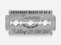 Diamond Razorblade Wall Art