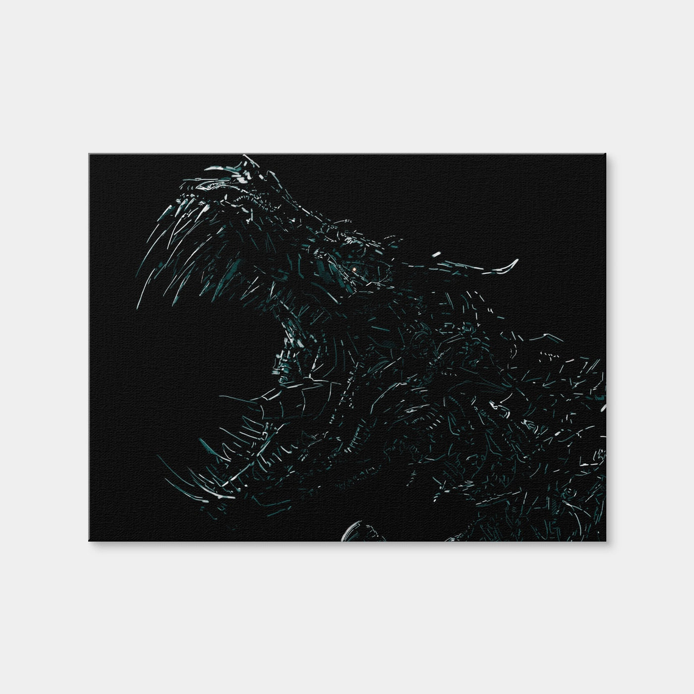 AUTO-MOCKUP WHITE | Dino | 1 Piece | Gallery Wrap Canvas | group=4x3