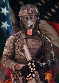 Dogger Soldier Wall Art