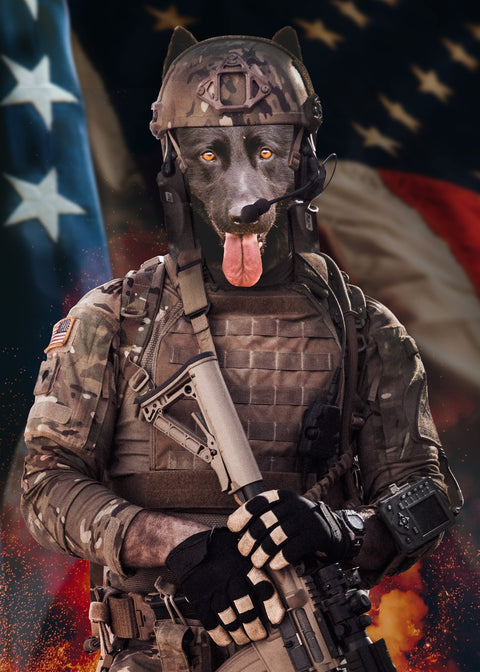 Dogger Soldier Wall Art