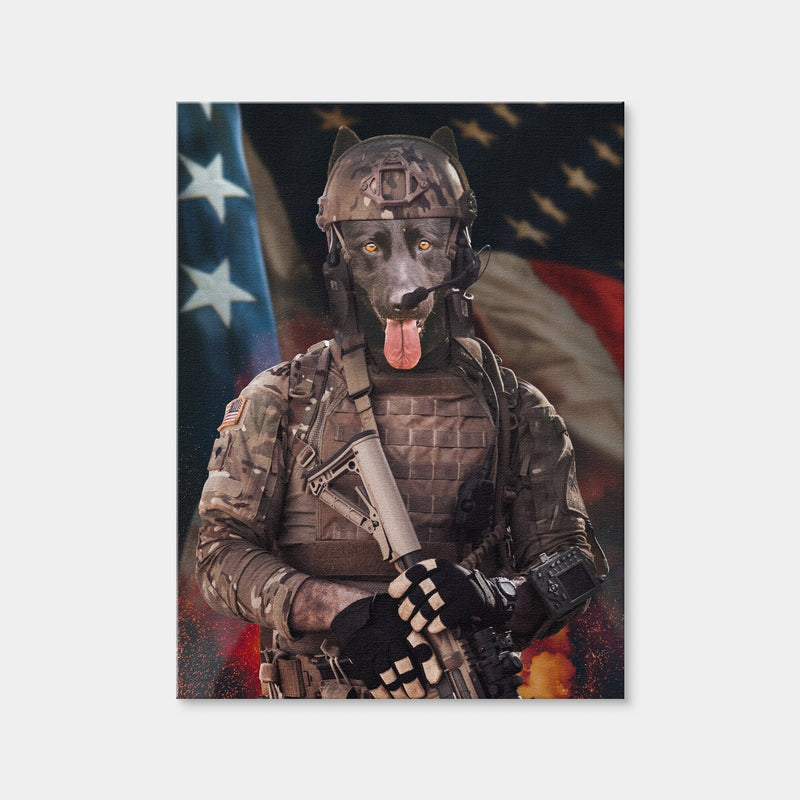 AUTO-MOCKUP WHITE | Dogger Soldier | 1 Piece | Gallery Wrap Canvas | group=3x4