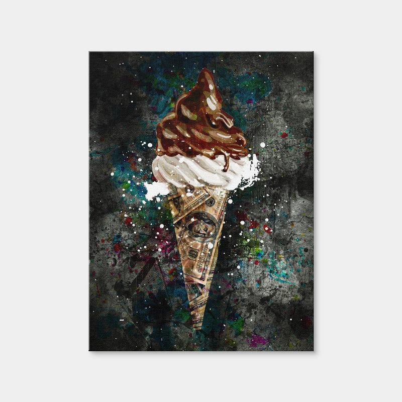 AUTO-MOCKUP WHITE | Dollar Cone Canvas Art | 1 Piece | Gallery Wrap Canvas | group=3x4