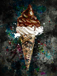 Dollar cone canvas art Wall Art