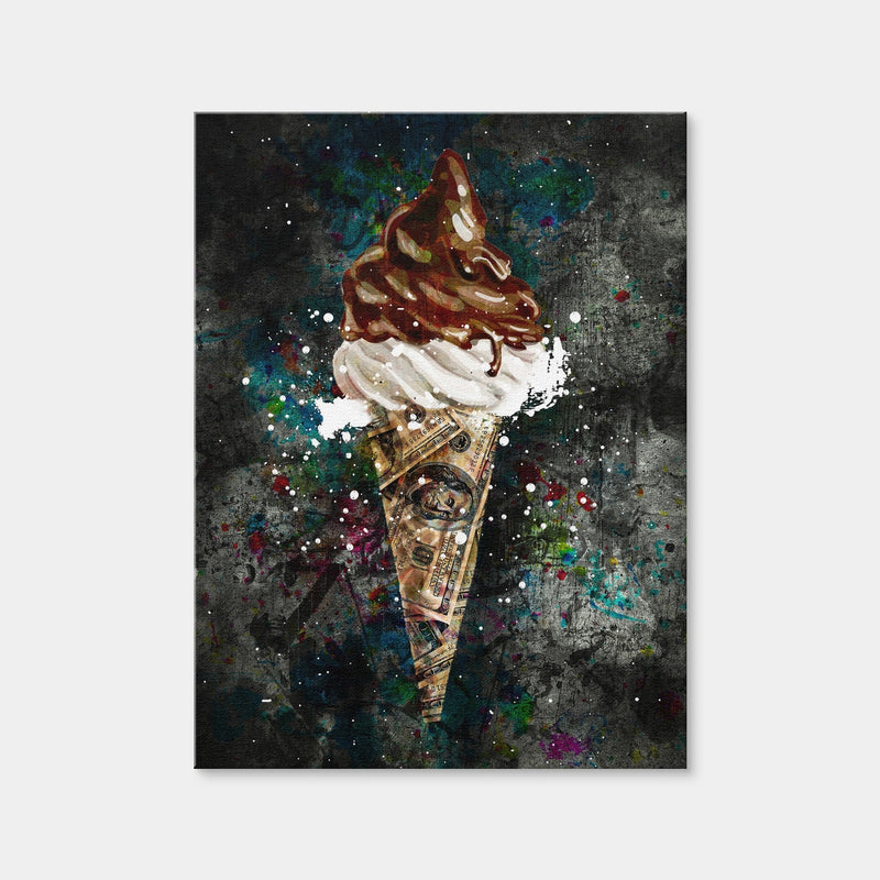 AUTO-MOCKUP WHITE | Dollar Cone Canvas Art | 1 Piece | Gallery Wrap Canvas | group=3x4