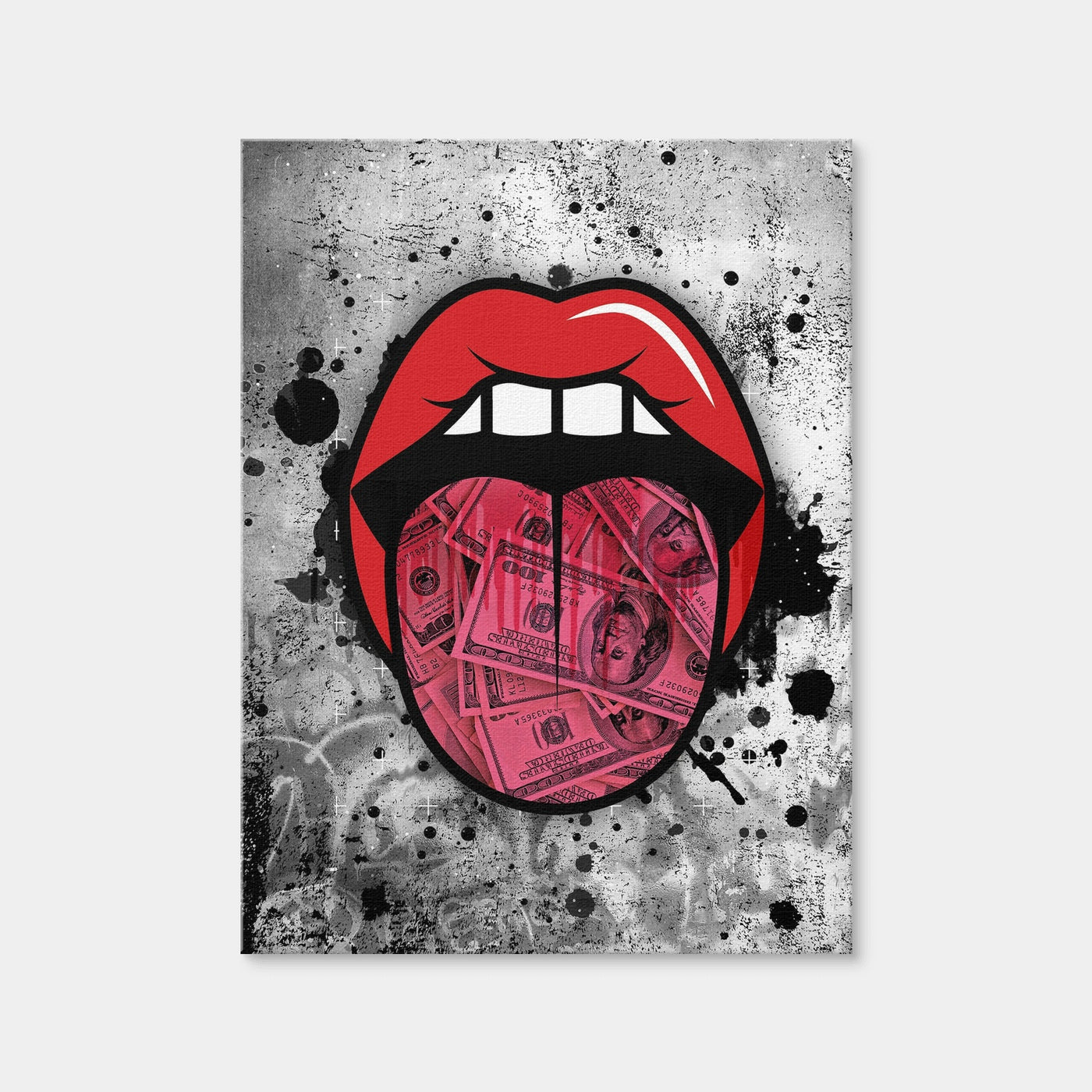 AUTO-MOCKUP WHITE | Dollar Tongue Canvas Art | 1 Piece | Gallery Wrap Canvas | group=3x4