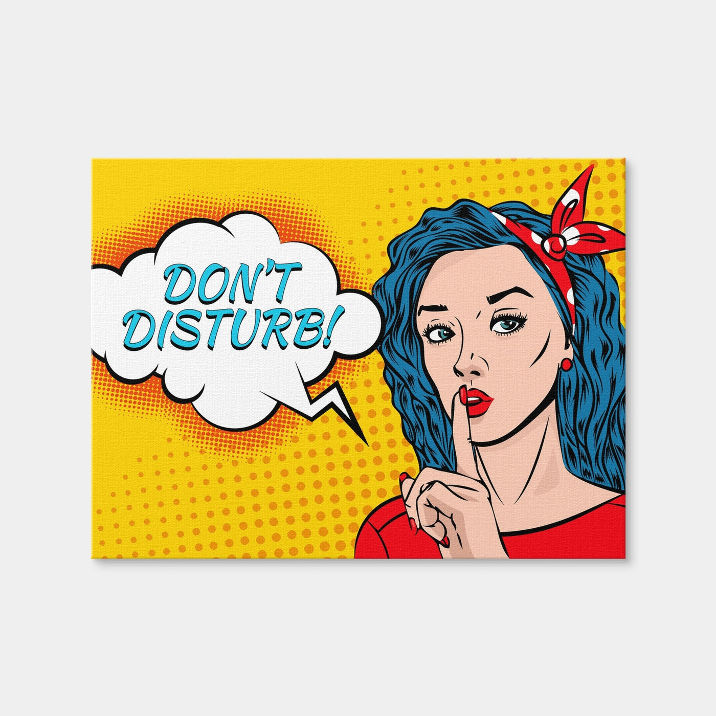 AUTO-MOCKUP WHITE | Don't Disturb | 1 Piece | Gallery Wrap Canvas | group=4x3