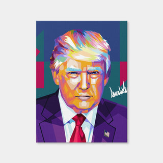 AUTO-MOCKUP WHITE | Donald Trump | 1 Piece | Gallery Wrap Canvas | group=3x4