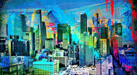 Downtown LA Skyline Wall Art