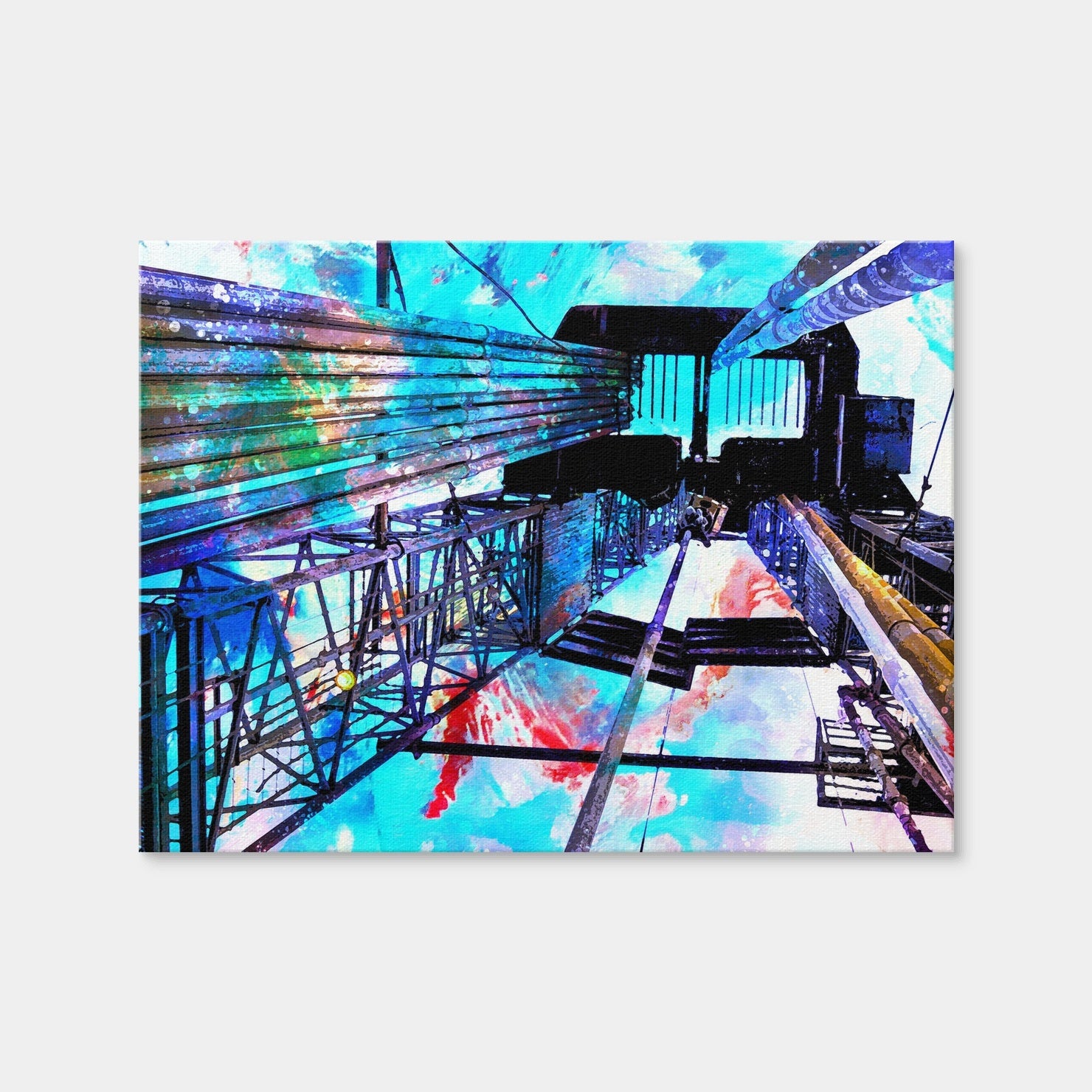AUTO-MOCKUP WHITE | Drilling Rig | 1 Piece | Gallery Wrap Canvas | group=4x3