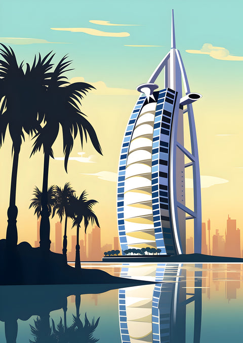 Dubai - Burj Al Arab Wall Art