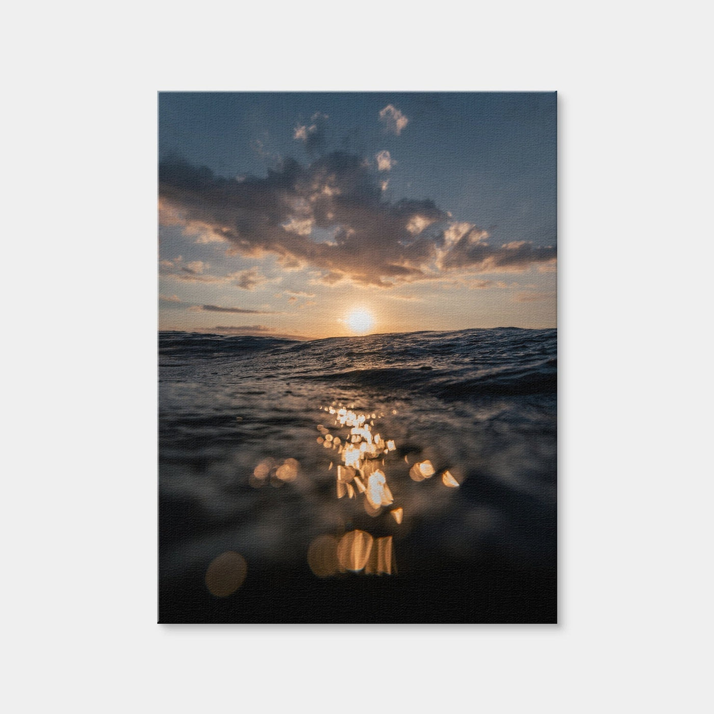AUTO-MOCKUP WHITE | Dusk At Sea | 1 Piece | Gallery Wrap Canvas | group=3x4