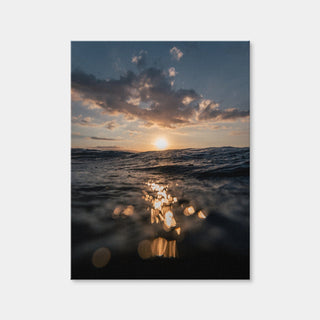 AUTO-MOCKUP WHITE | Dusk At Sea | 1 Piece | Gallery Wrap Canvas | group=3x4