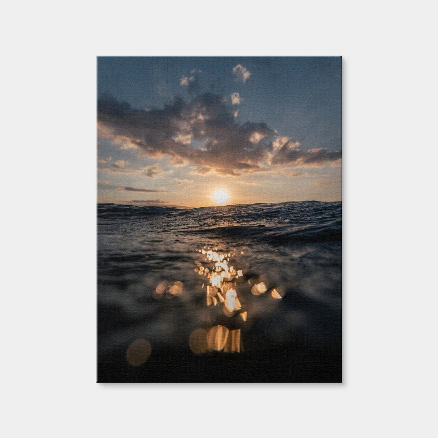 AUTO-MOCKUP WHITE | Dusk At Sea | 1 Piece | Gallery Wrap Canvas | group=3x4
