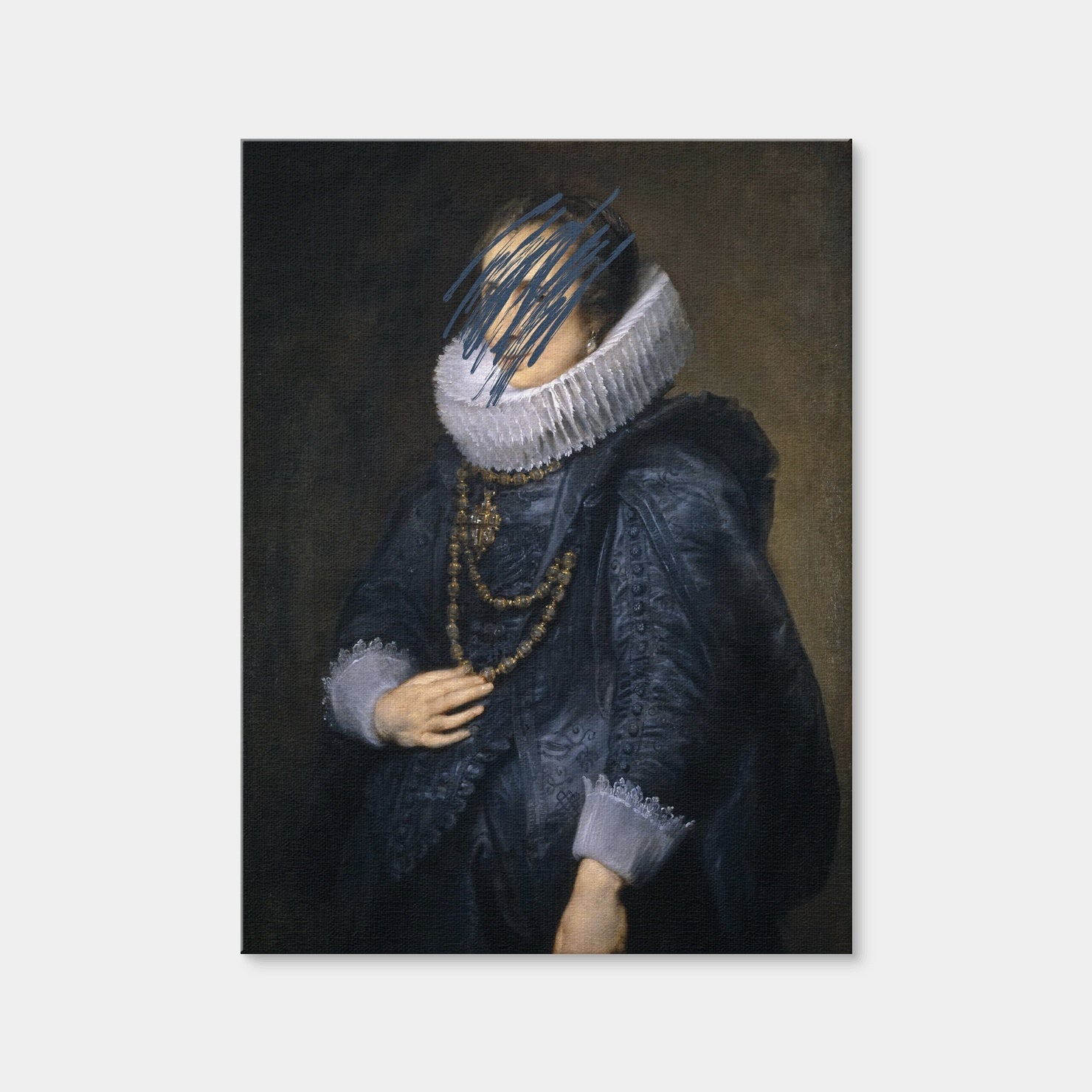 AUTO-MOCKUP WHITE | Dutchess with a Migraine | 1 Piece | Gallery Wrap Canvas | group=3x4