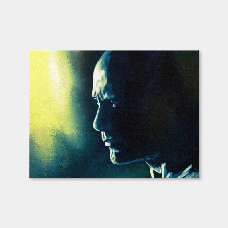AUTO-MOCKUP WHITE | Dwayne 'The Rock' Johnson | 1 Piece | Gallery Wrap Canvas | group=4x3
