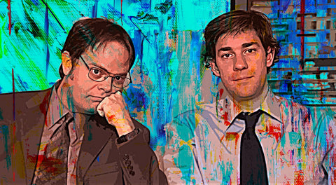 Dwight & Jim Wall Art