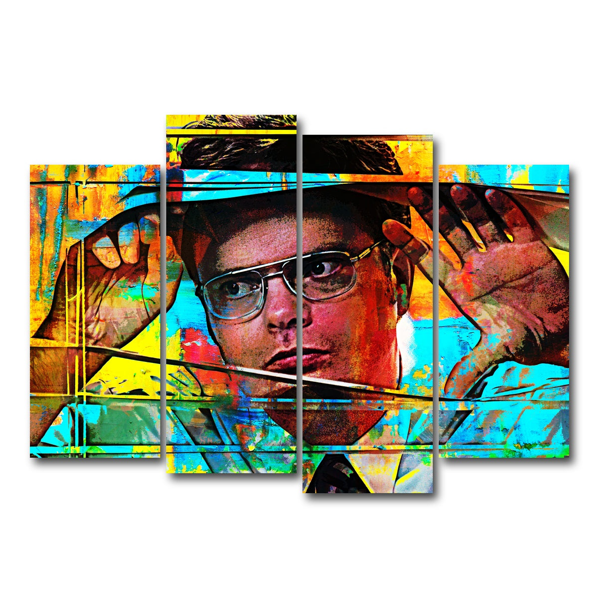 AUTO-MOCKUP WHITE | Dwight Schrute | 4 Piece | Gallery Wrap Canvas | group=4_normal