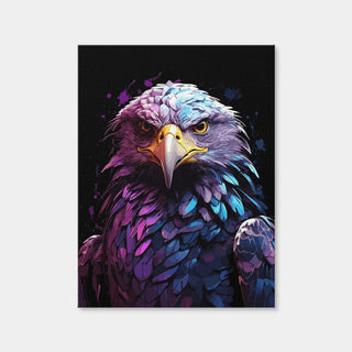AUTO-MOCKUP WHITE | Eagle Animal Colorful | 1 Piece | Gallery Wrap Canvas | group=3x4