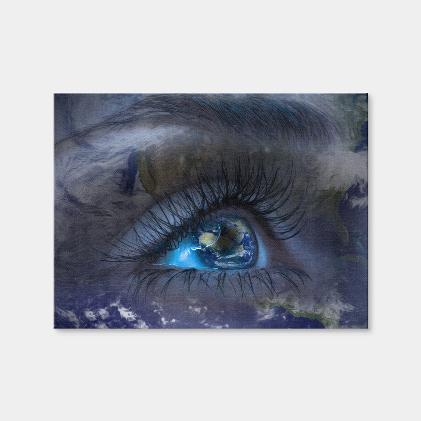 AUTO-MOCKUP WHITE | Earths Eye | 1 Piece | Gallery Wrap Canvas | group=4x3