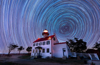 East Point Lighthouse - Winter Spinnies Wall Art