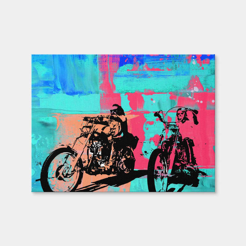 AUTO-MOCKUP WHITE | Easy Rider Blue | 1 Piece | Gallery Wrap Canvas | group=4x3