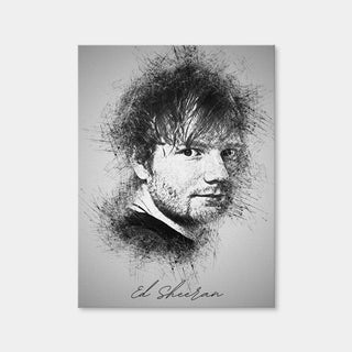 AUTO-MOCKUP WHITE | Ed Sheeran | 1 Piece | Gallery Wrap Canvas | group=3x4