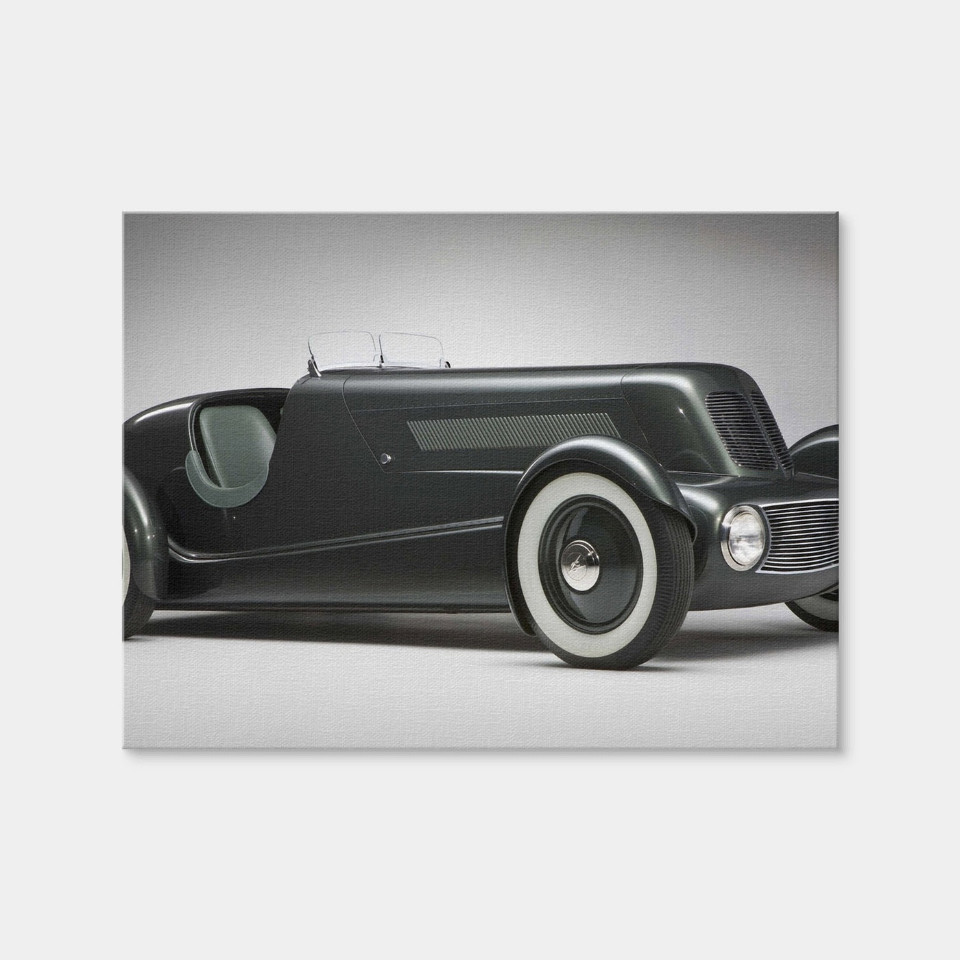 AUTO-MOCKUP WHITE | Edsel Ford's 1934 Model 40 Speedster | 1 Piece | Gallery Wrap Canvas | group=4x3