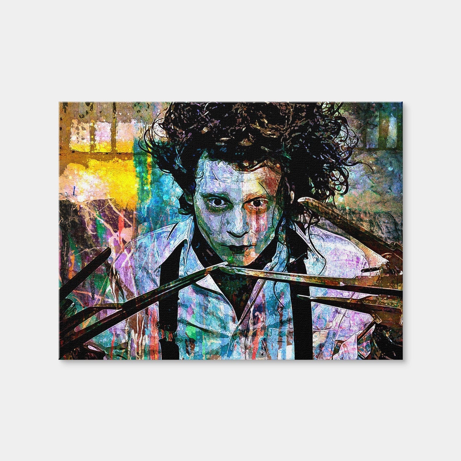 AUTO-MOCKUP WHITE | Edward Scissorhands | 1 Piece | Gallery Wrap Canvas | group=4x3