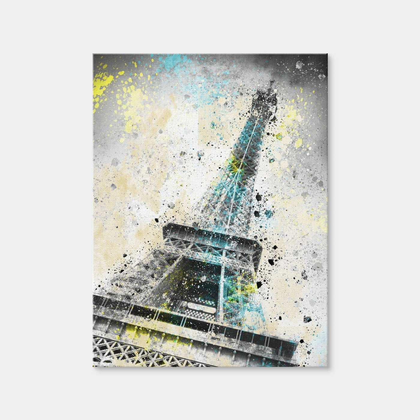 AUTO-MOCKUP WHITE | Eiffel Tower City Art | 1 Piece | Gallery Wrap Canvas | group=3x4