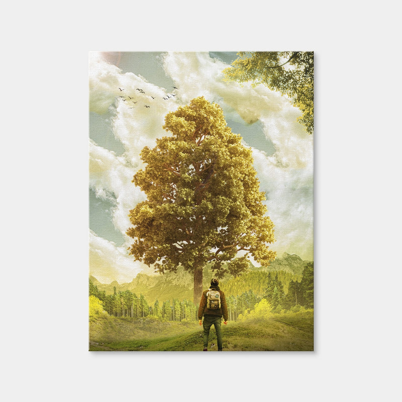 AUTO-MOCKUP WHITE | Elder Man | 1 Piece | Gallery Wrap Canvas | group=3x4