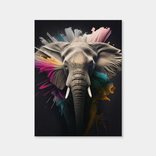 AUTO-MOCKUP WHITE | Elephant Portrait | 1 Piece | Gallery Wrap Canvas | group=3x4
