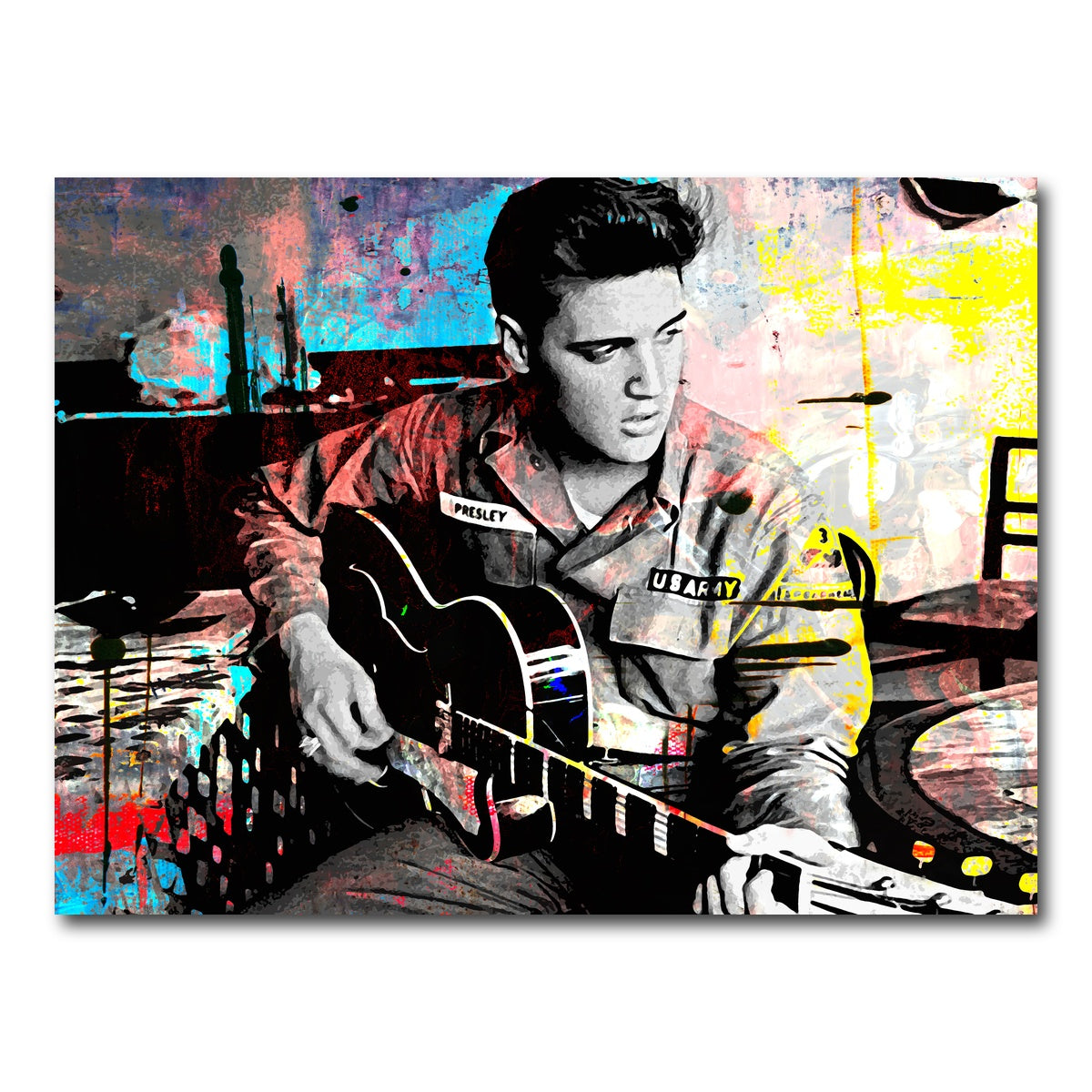 AUTO-MOCKUP WHITE | Elvis Presley | 1 Piece | Gallery Wrap Canvas | group=4x3