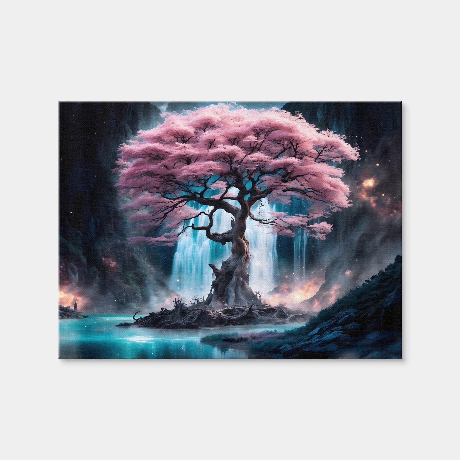 AUTO-MOCKUP WHITE | Enchanted Blossom | 1 Piece | Gallery Wrap Canvas | group=4x3