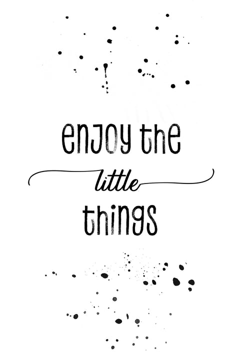 Enjoy the little things Wall Art