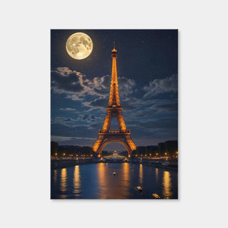 AUTO-MOCKUP WHITE | Eternal Paris Under the Stars | 1 Piece | Gallery Wrap Canvas | group=3x4