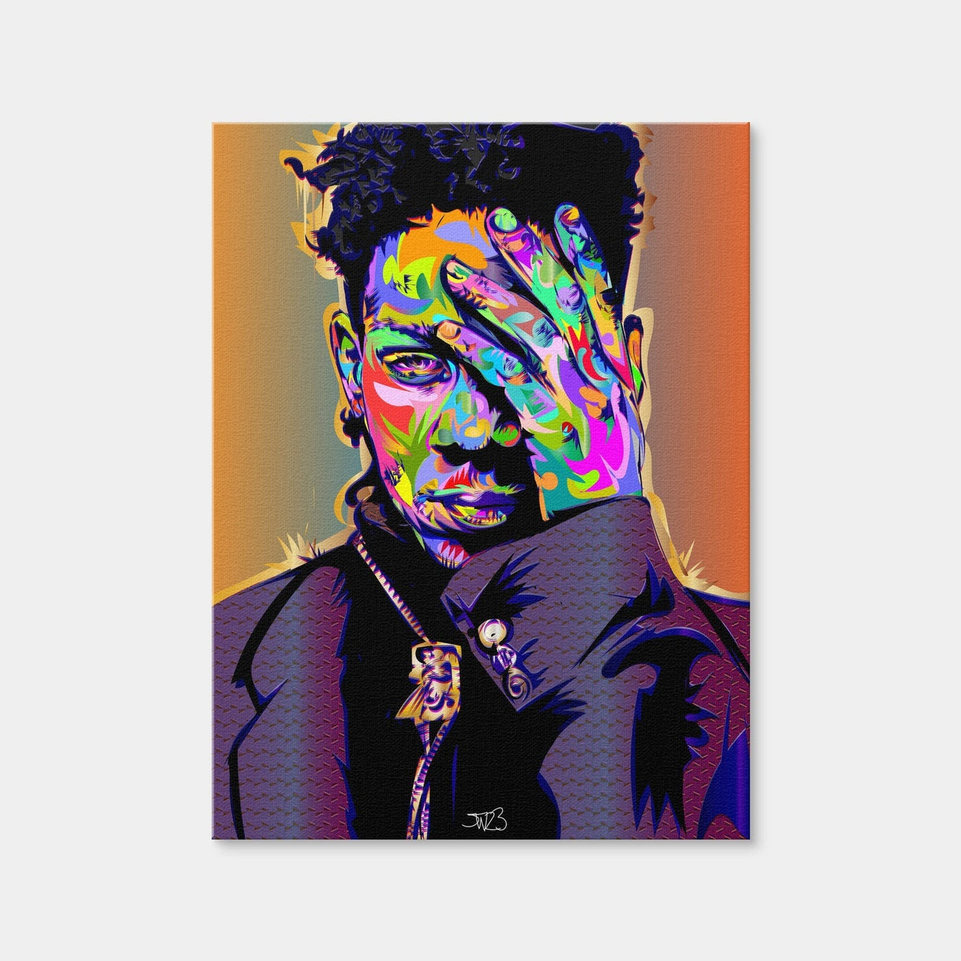 AUTO-MOCKUP WHITE | Evil Basquiat | 1 Piece | Gallery Wrap Canvas | group=3x4