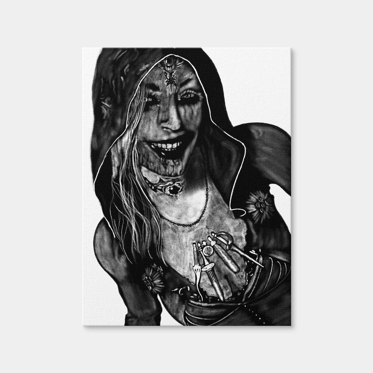 AUTO-MOCKUP WHITE | Evil | 1 Piece | Gallery Wrap Canvas | group=3x4