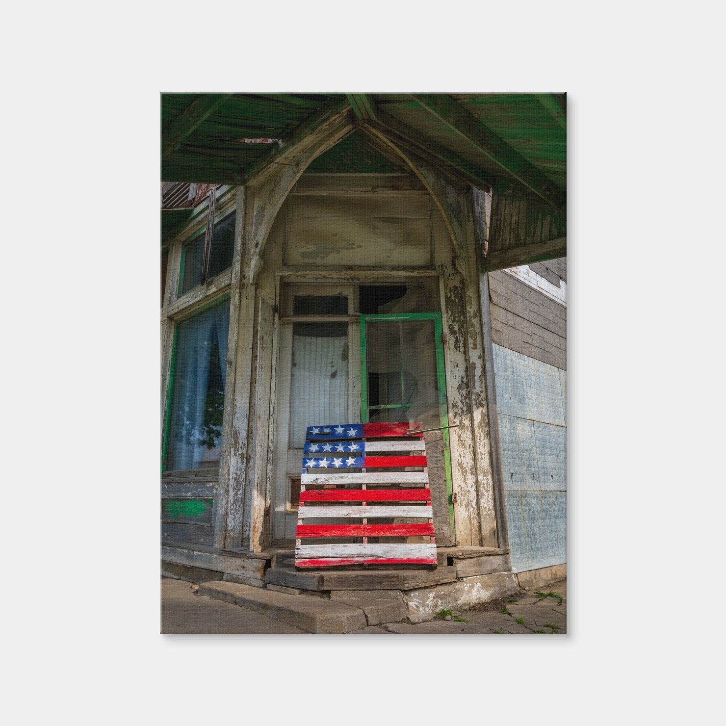 AUTO-MOCKUP WHITE | Faded Glory - I hear America singing | 1 Piece | Gallery Wrap Canvas | group=3x4