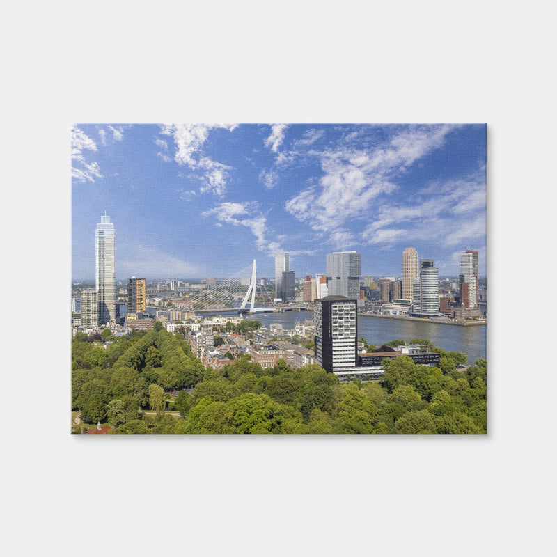 AUTO-MOCKUP WHITE | Fantastic Rotterdam Impression | 1 Piece | Gallery Wrap Canvas | group=4x3