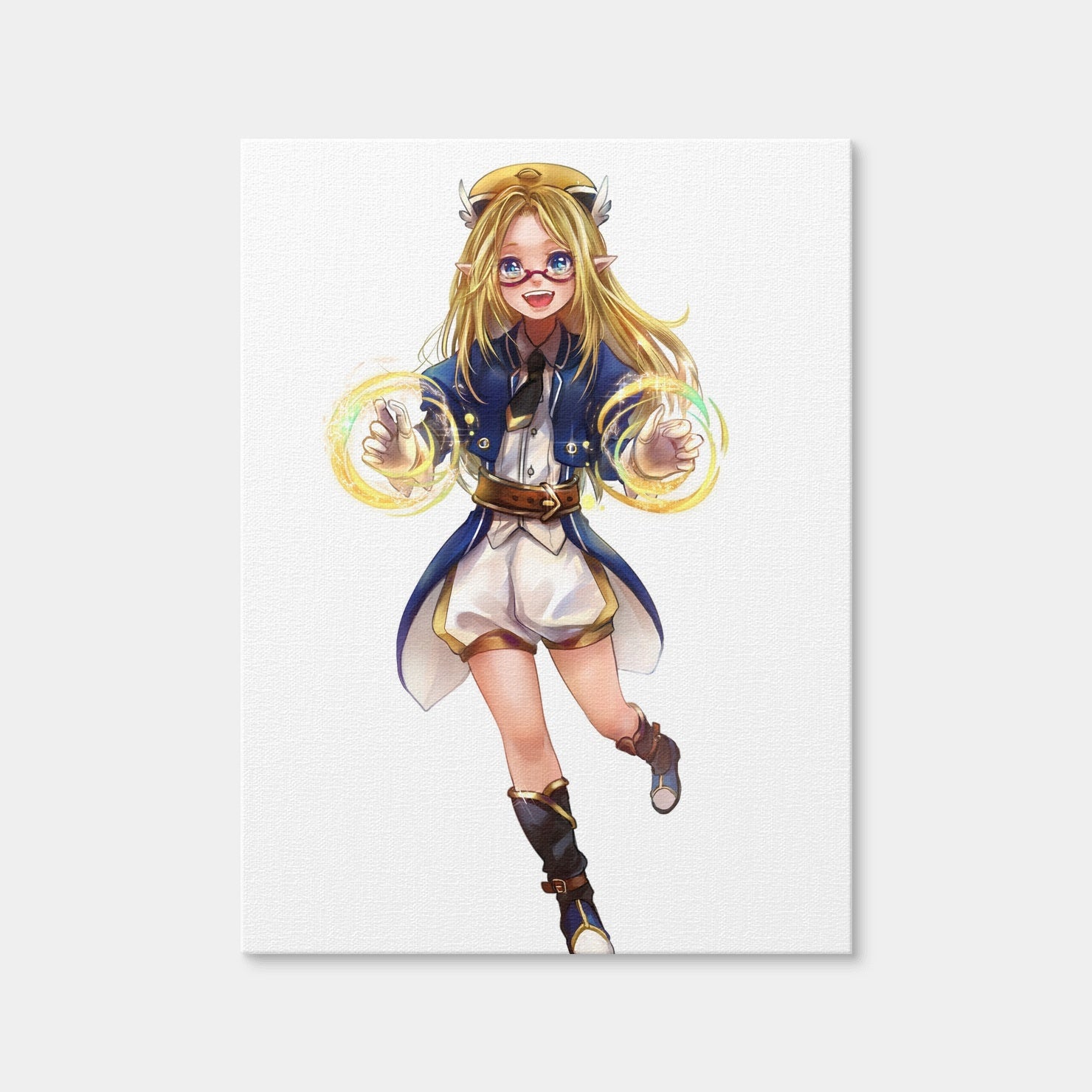 AUTO-MOCKUP WHITE | Fantasy Elf Girl | 1 Piece | Gallery Wrap Canvas | group=3x4